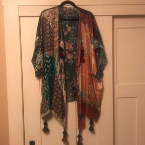 Johnny Was silk kimono